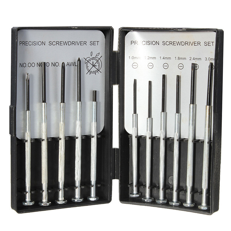 Deffrun-Set-of-11-Precision-Screwdriver-Small-Hobby-Jewelry-Watch-Clock-Repair-Tool-Case-955675-1