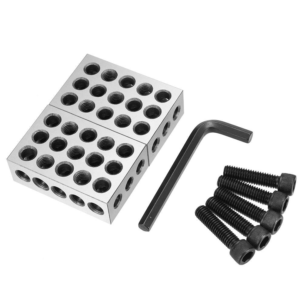 1-2-3quot-Blocks-with-Screw-Spanner-Parallel-Clamping-Block-Set-23-Holes-25-50-75mm-Block-Measuring--1924379-11