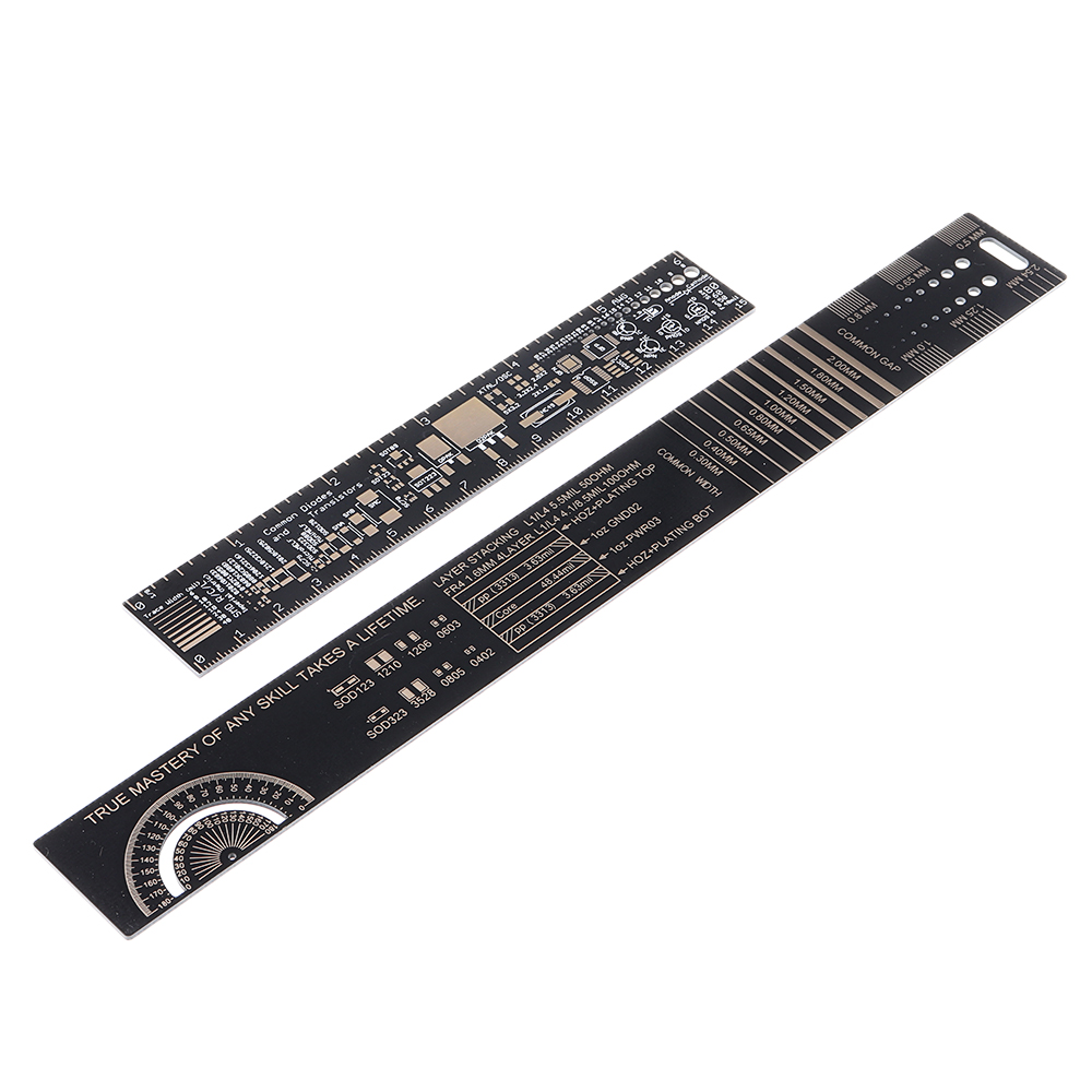 1525cm-PCB-Ruler-Measuring-Tool-Resistor-Capacitor-Chip-IC-Electronic-Straight-Scale-Engineering-Rul-1613403-2