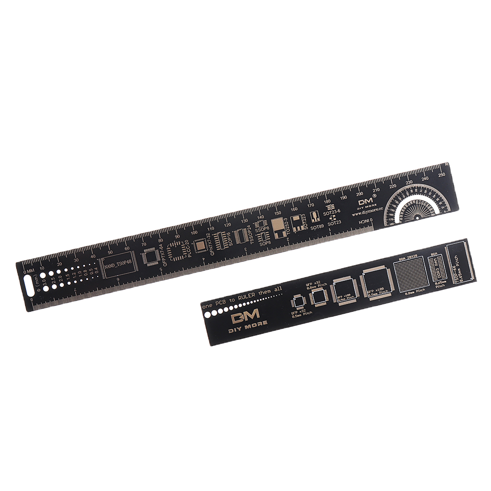 1525cm-PCB-Ruler-Measuring-Tool-Resistor-Capacitor-Chip-IC-Electronic-Straight-Scale-Engineering-Rul-1613403-10