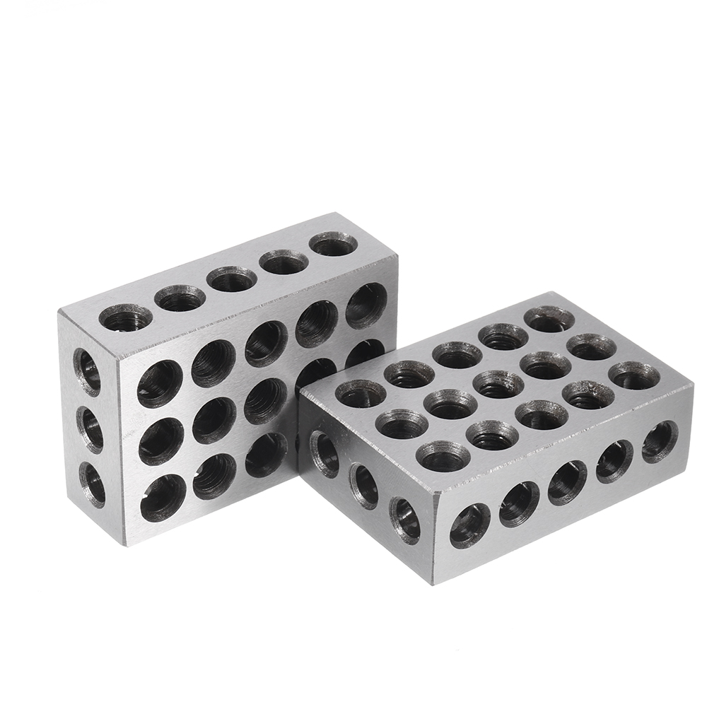 Machifit-2pcs-25x50x75mm-Blocks-23-Holes-Parallel-Clamping-Block-Lathe-Tools-Precision-0005mm-1137387-1