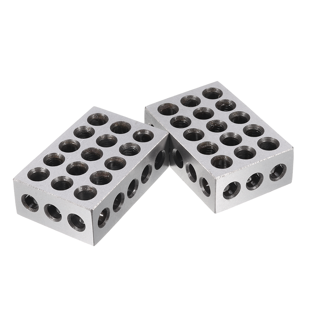 Machifit-2pcs-25x50x75mm-Blocks-23-Holes-Parallel-Clamping-Block-Lathe-Tools-Precision-0005mm-1137387-2