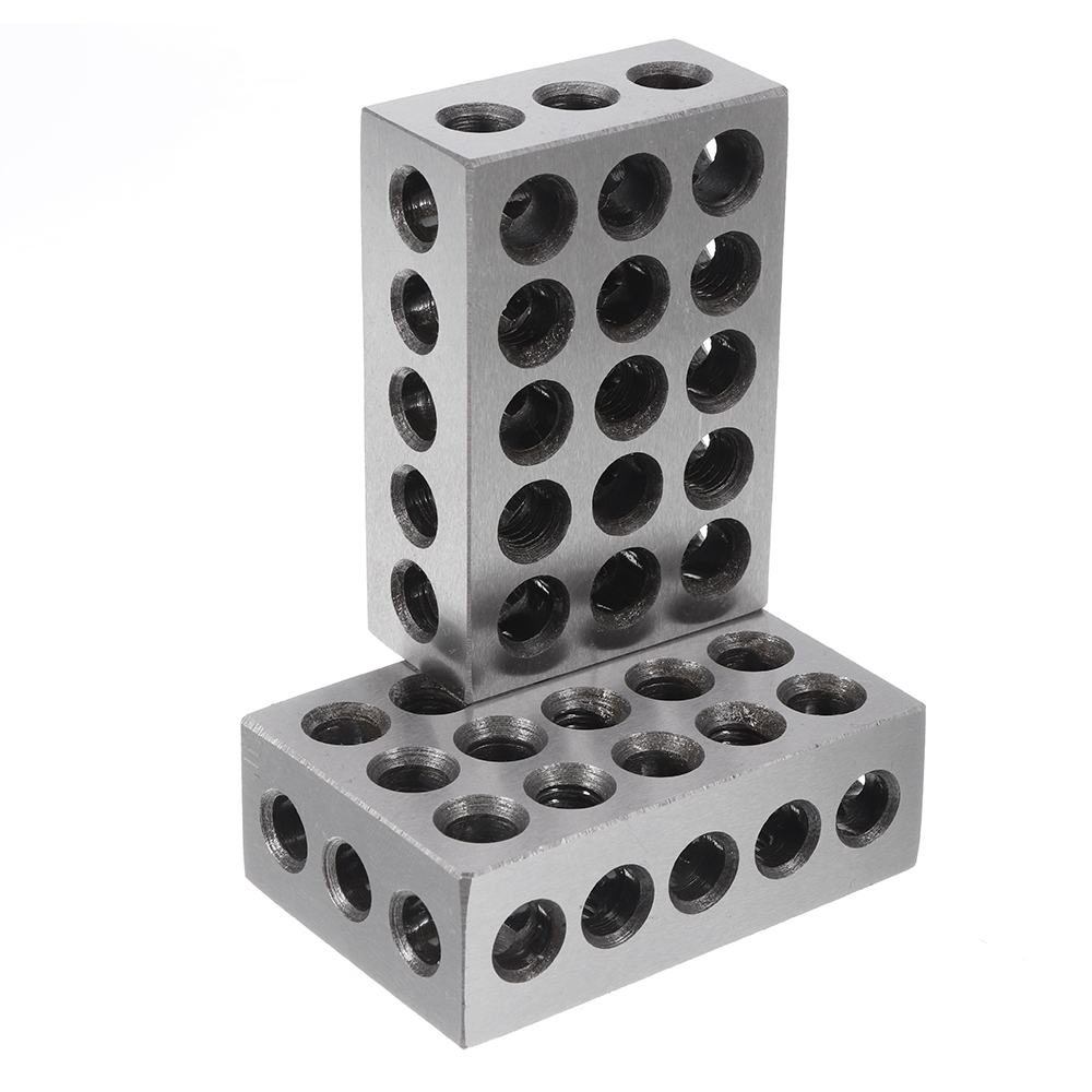 Machifit-2pcs-25x50x75mm-Blocks-23-Holes-Parallel-Clamping-Block-Lathe-Tools-Precision-0005mm-1137387-4