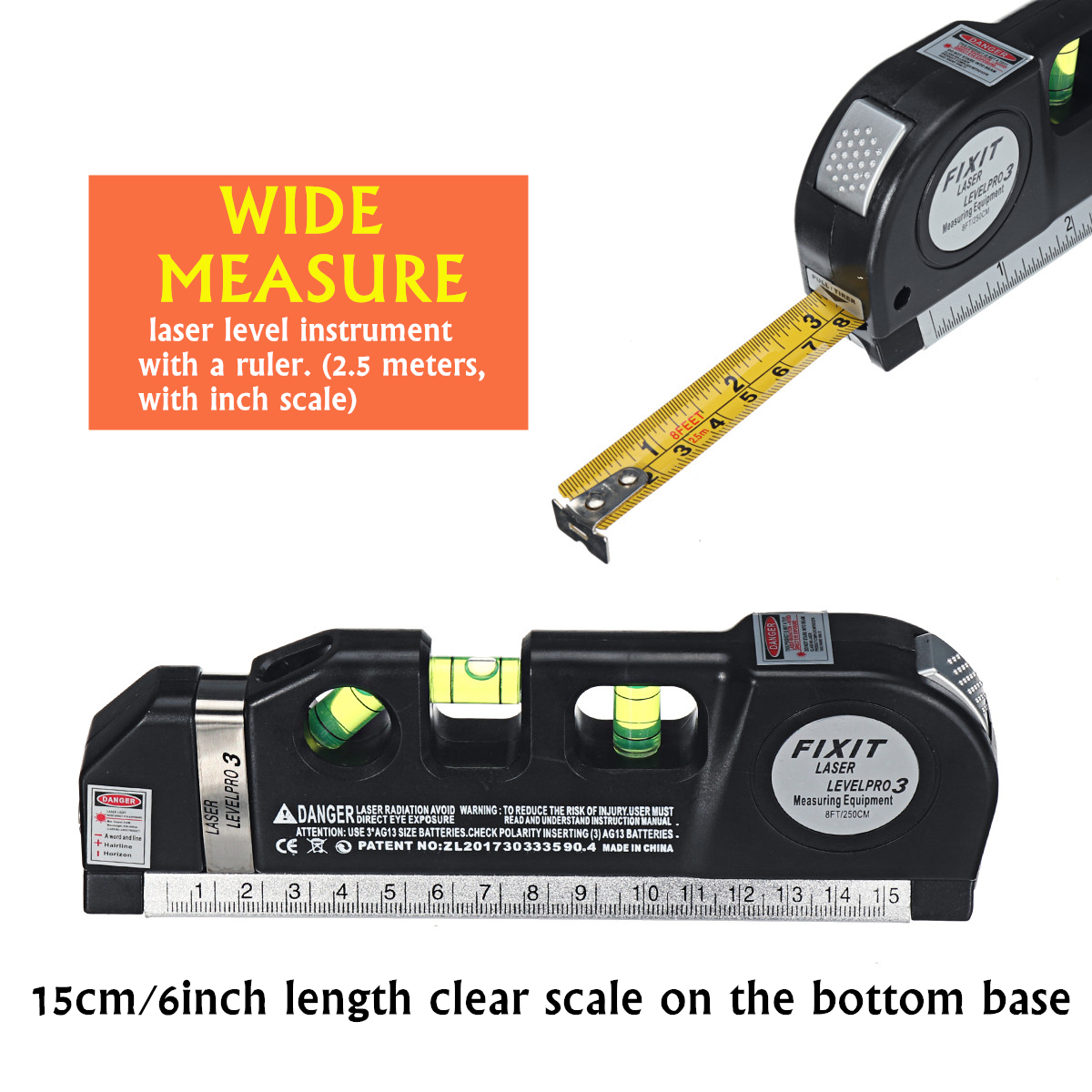 Multipurpose-Laser-Level-Vertical-Cross-Measuring-Tape-Aligner-Metric-Ruler-1628827-4