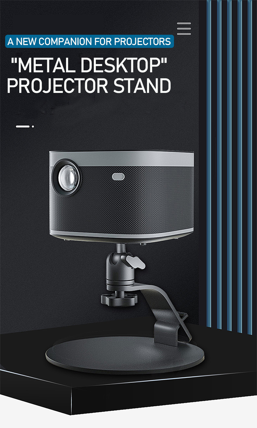 LKT-863-Desktop-Projector-Stand-360deg-Panoramic-Adjustable-Metal-Bracket-ThickenedWidened-Inclined--1972047-1