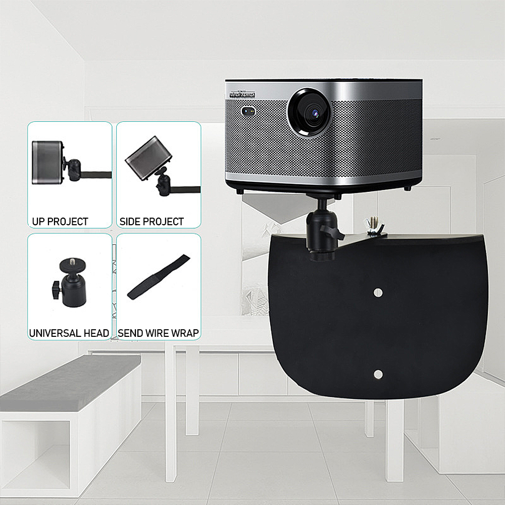 NAMEIKE-M10-Projector-Stand-Arc-shaped-Plug-Board-Design-Bracket-with-Universal-Head-Home-Use-Plug-I-1971729-1