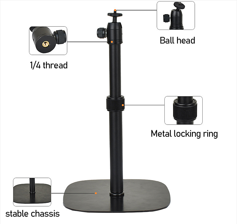 NAMEIKE-M5-Desktop-Projector-Stand-360deg-Panoramic-Adjustable-Universal-Extendable-Standing-Mount-w-1971728-2