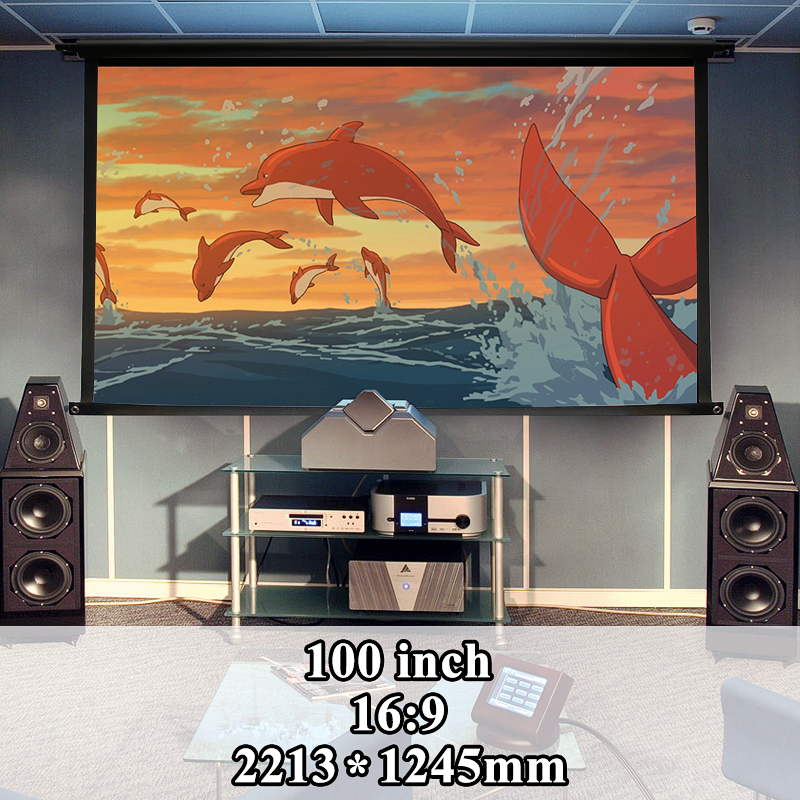 100inch-169-Projector-HD-Screen-Portable-Folded-Front-projection-screen-fabric-with-eyelets-without--1602458-2