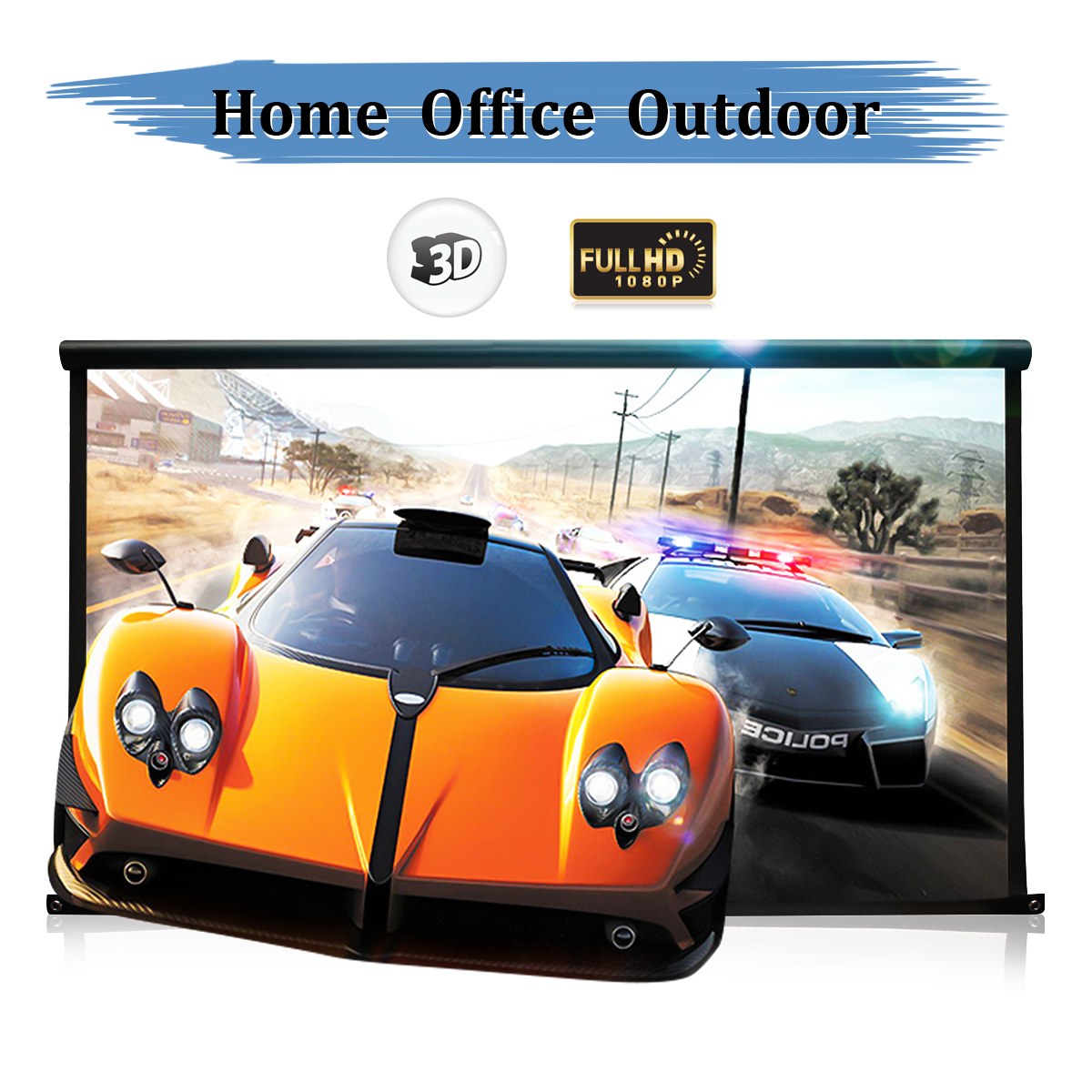 100inch-169-Projector-HD-Screen-Portable-Folded-Front-projection-screen-fabric-with-eyelets-without--1602458-5