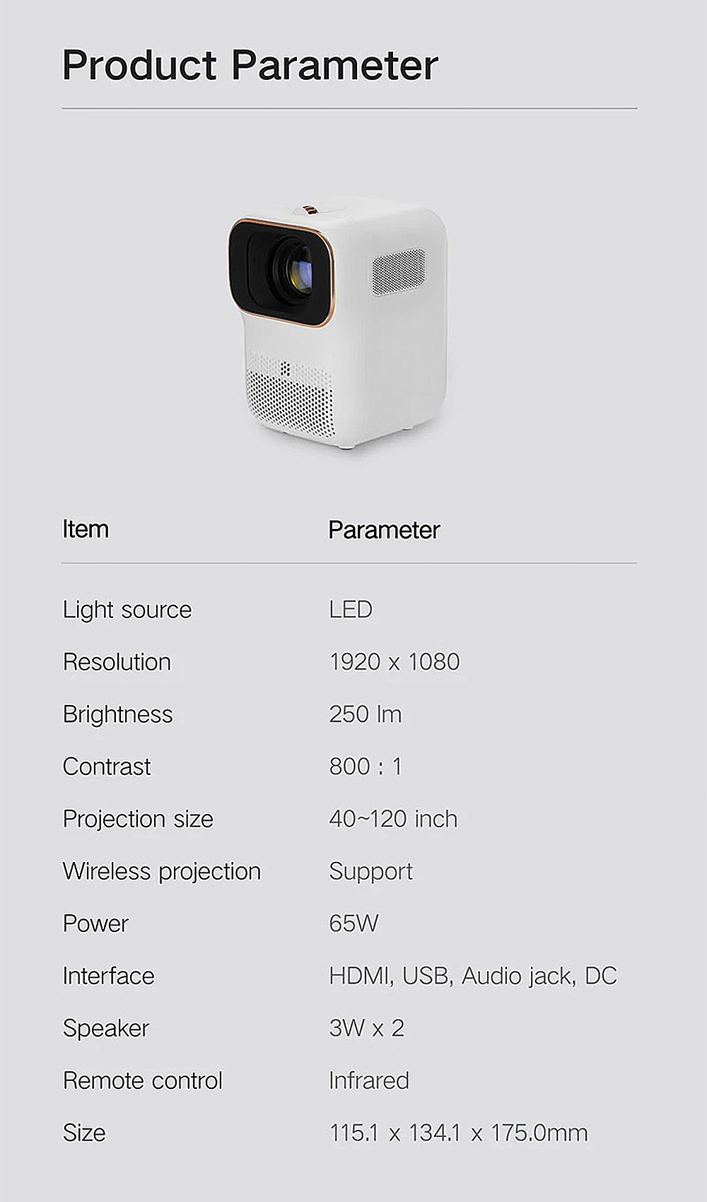 FENGMI-Xming-Q1SE-LED-Projector-250-Lumens-1080P-Resolution-Multiple-Ports-120-Inch-Screencast-Built-1971504-7