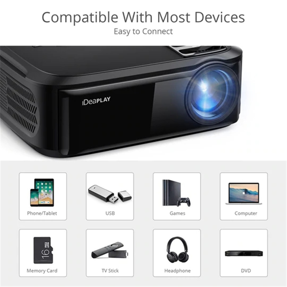 IDEAPLAY-PJ80-Native-1080P-Projector-LED-Home-Theater-4K-Projector-with-200quot-Display-3200LM-1950046-5