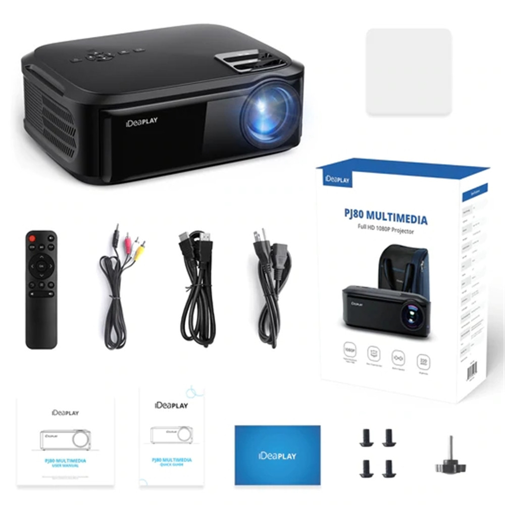 IDEAPLAY-PJ80-Native-1080P-Projector-LED-Home-Theater-4K-Projector-with-200quot-Display-3200LM-1950046-7