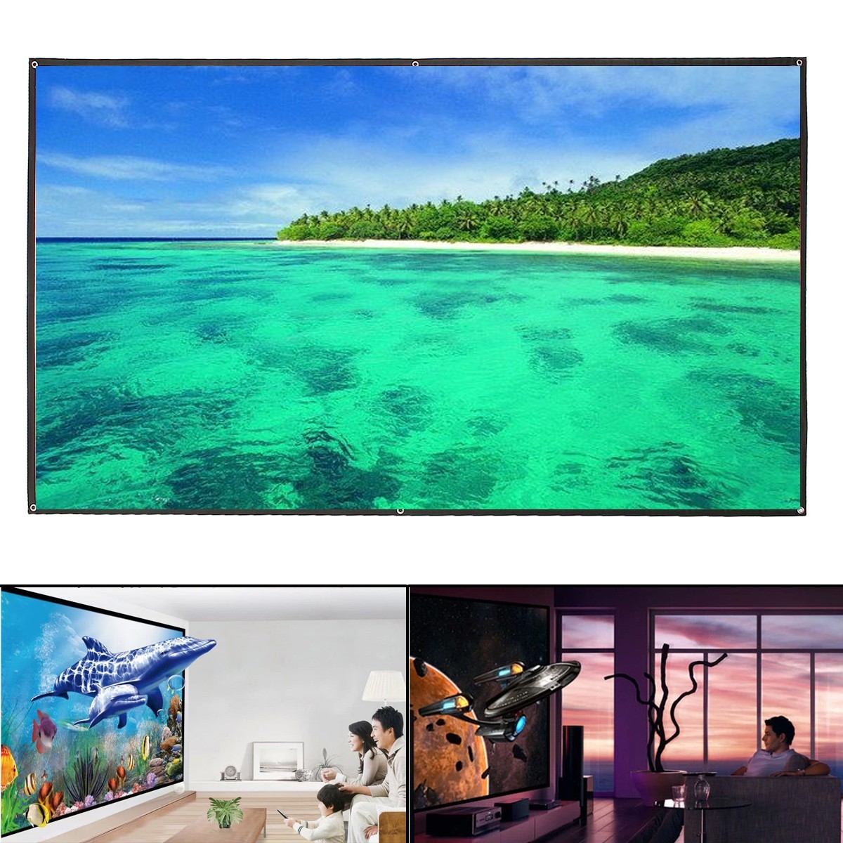 LEORY-100-Inch-169-White-Portable-Fold-Fabric-Projection-Screen-for-Home-HD-Projector-1676577-4