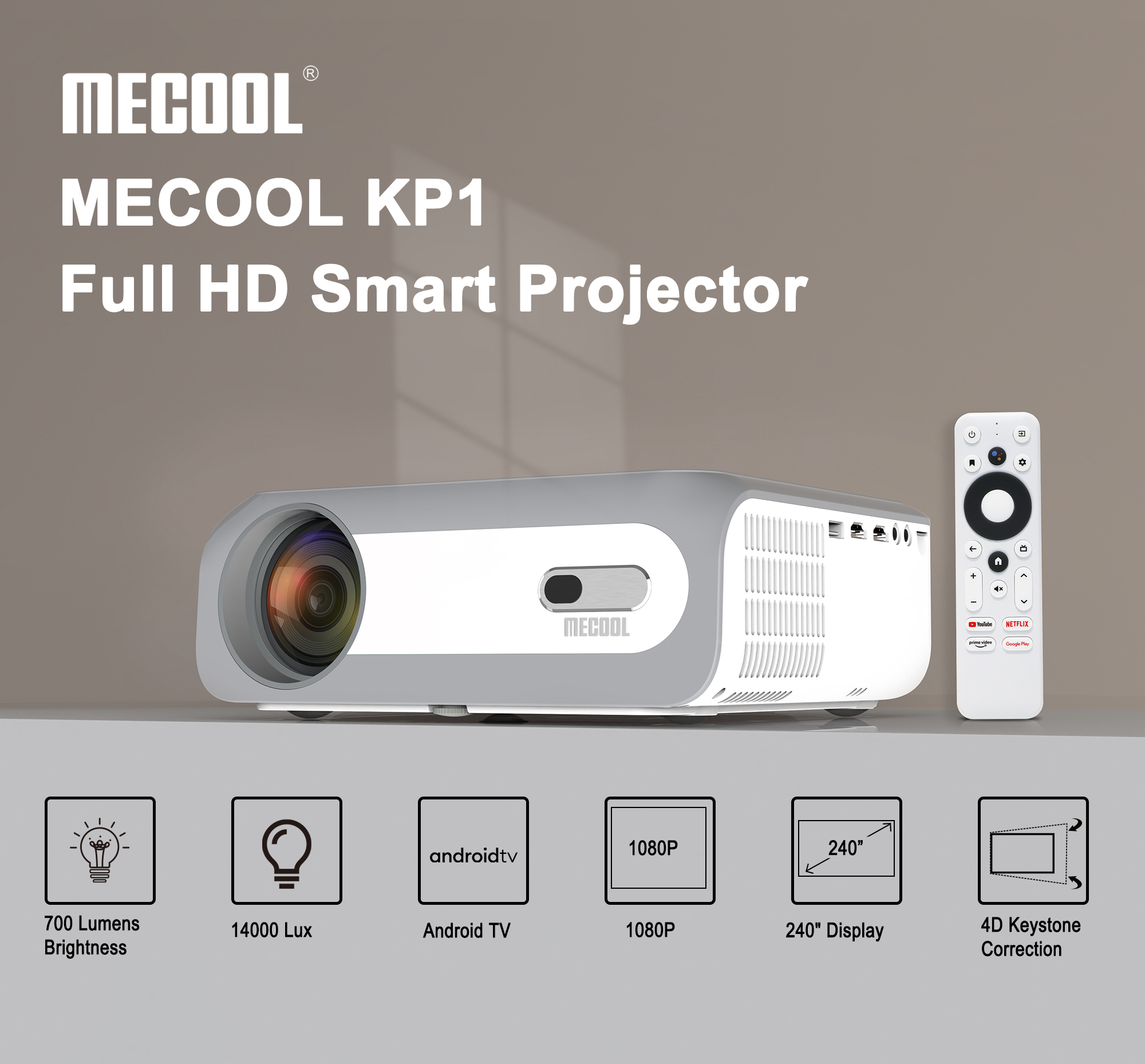 MECOOL-KP1-1080P-Projector-Built-in-TV-Stick-Android-110-OS-18GB-5quotLCD-Display-Large-Screen-Mini--1961484-1