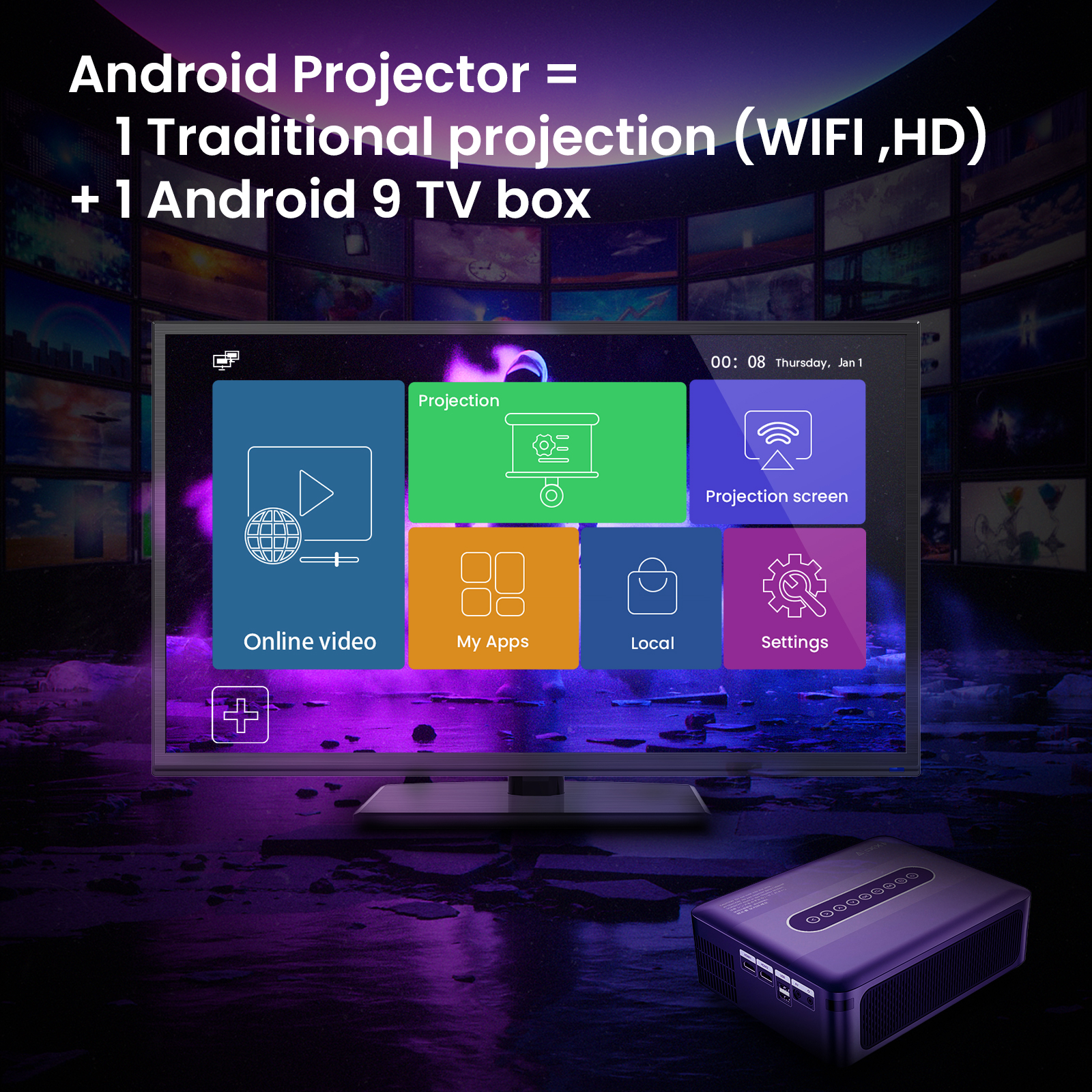 XNANO-X1-Projector-Android-90-19201080P-300ANSI-LCD-Projector-Dual-Band-WIFI-Bluetooth-50-216G-Andro-1972533-6