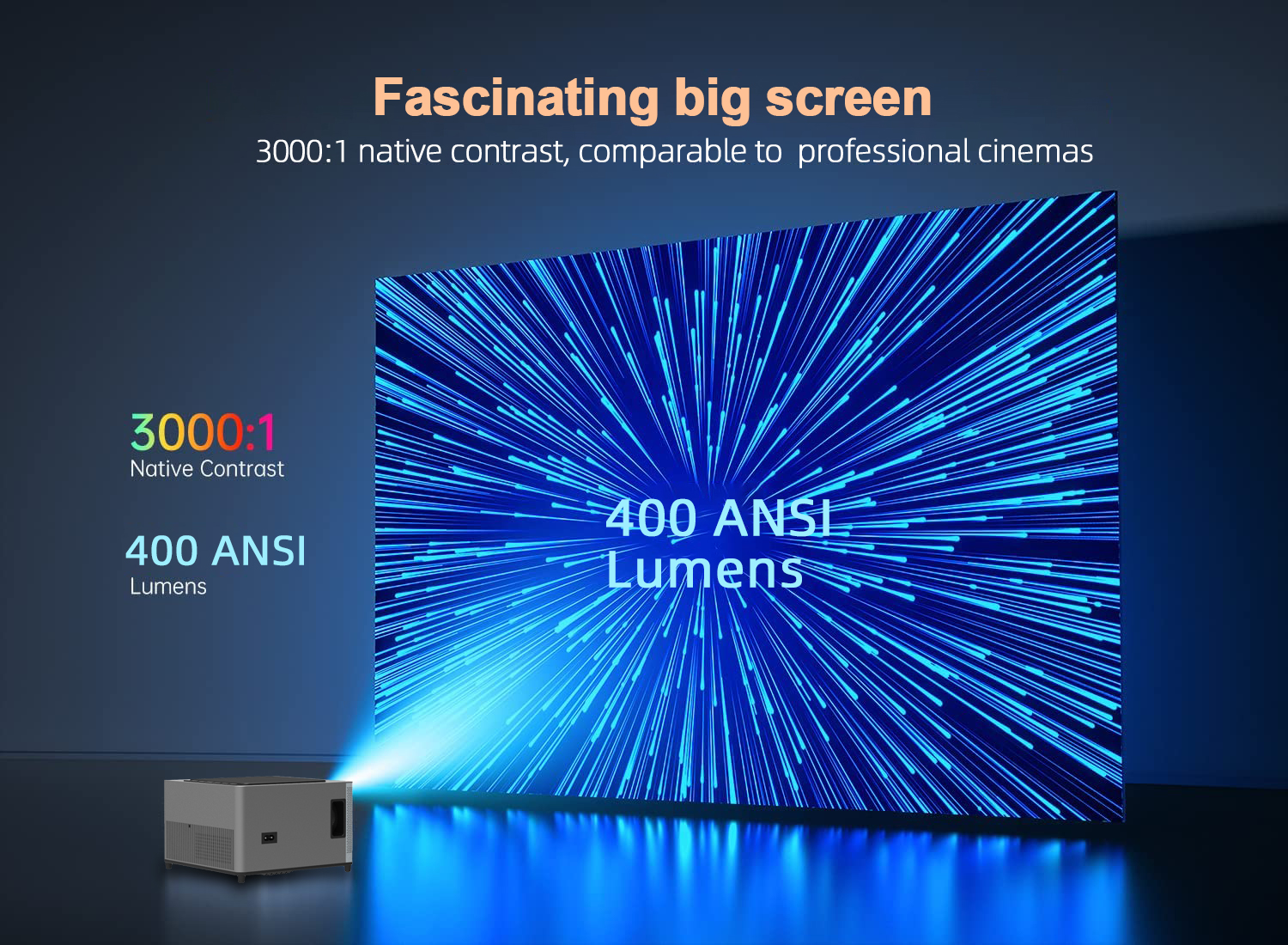 Y8-Android-Projector-1080P-Resolution-400-ANSI-Lumens-445quot-Dual-WIFI-Bluetooth-51-18GB-Android-TV-1972128-7