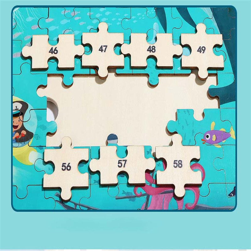 100PCS-DIY-Jigsaw-Puzzle-Undersea-World-23CM-Wooden-Educational-Developmental-Learning-Training-Toy-1383740-6