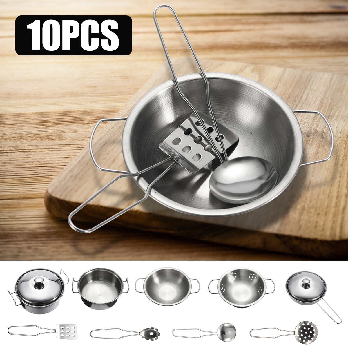 10pc-Stainless-steel-Cookware-Kitchen-Cooking-Set-Pot-Pans-House-Play-Toy-For-Children-1418086-1
