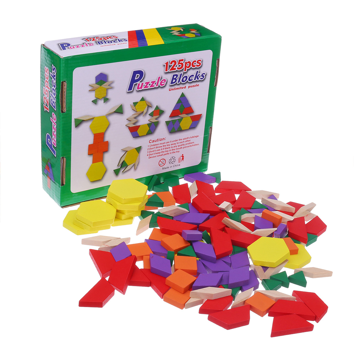 125-Pieces-Wooden-Childrens-Intellectual-Geometric-Shapes-Building-Blocks-Jigsaw-Puzzles-Early-Educa-1701898-1