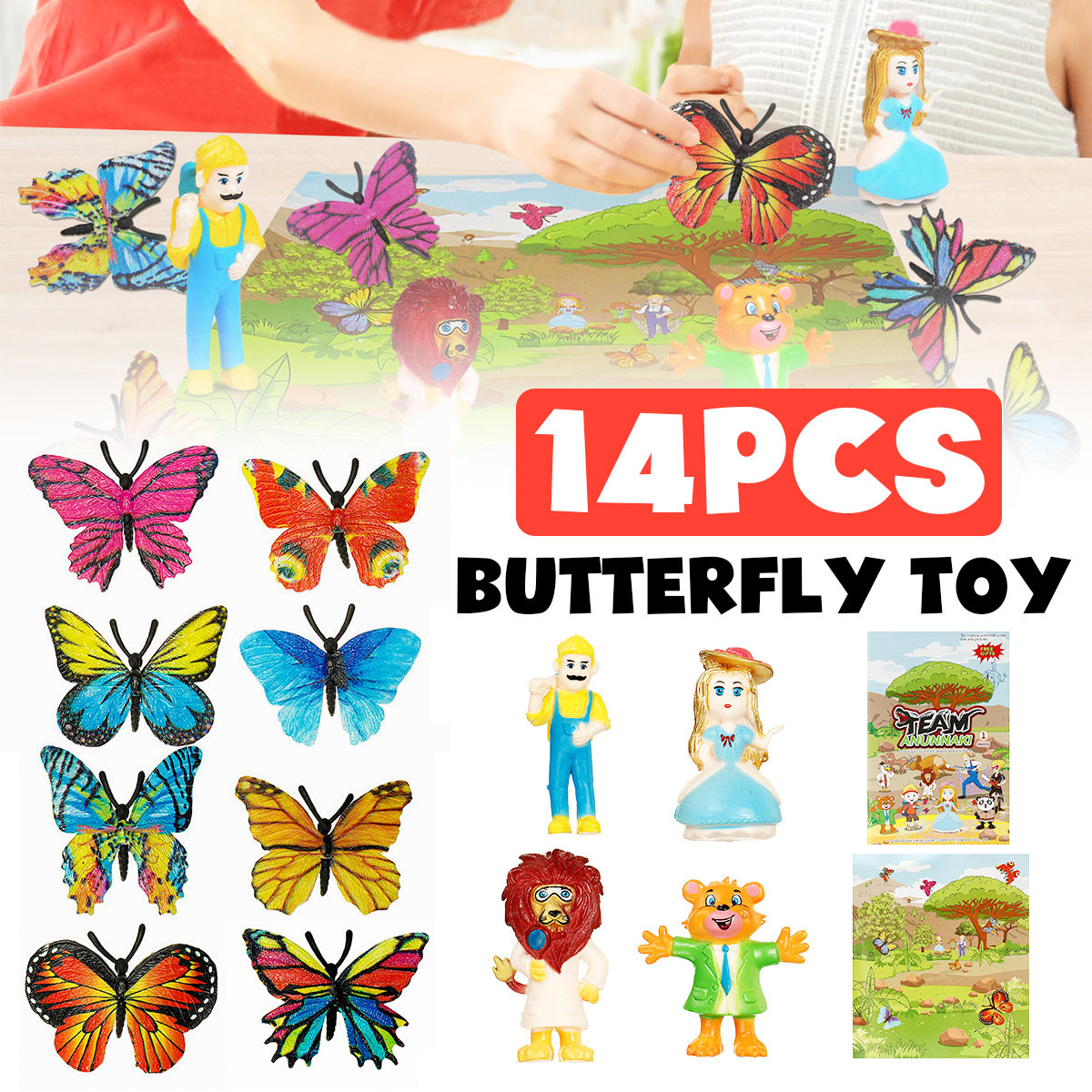 14-Pcs-High-Simulation-Colorful-Realistic-Insects-Butterfly-Animal-Figure-Doll-Model-Learning-Educat-1851298-1