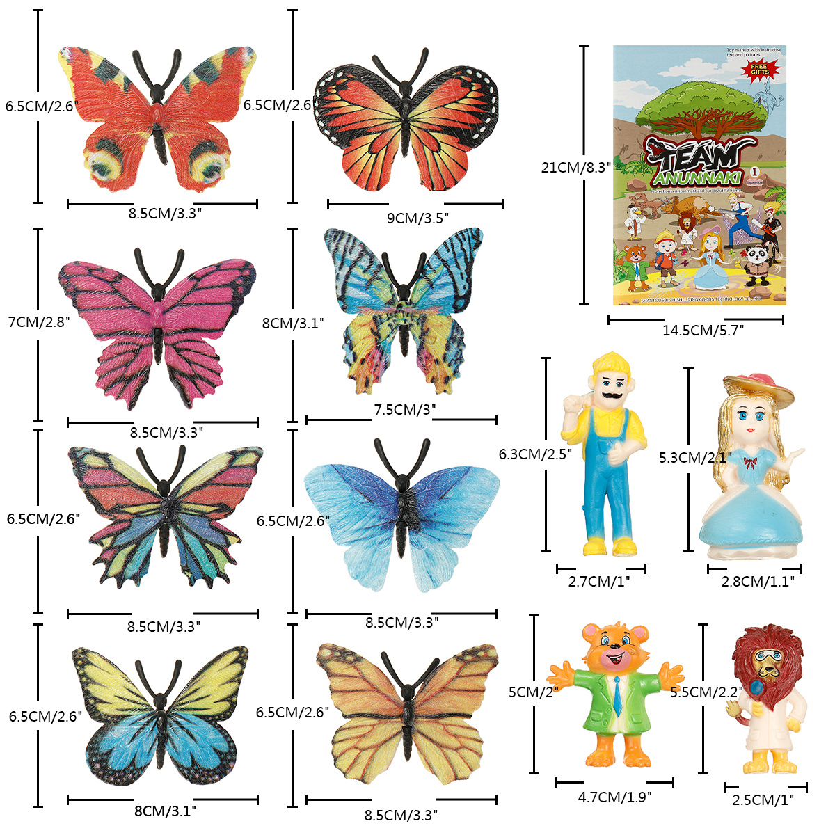 14-Pcs-High-Simulation-Colorful-Realistic-Insects-Butterfly-Animal-Figure-Doll-Model-Learning-Educat-1851298-13