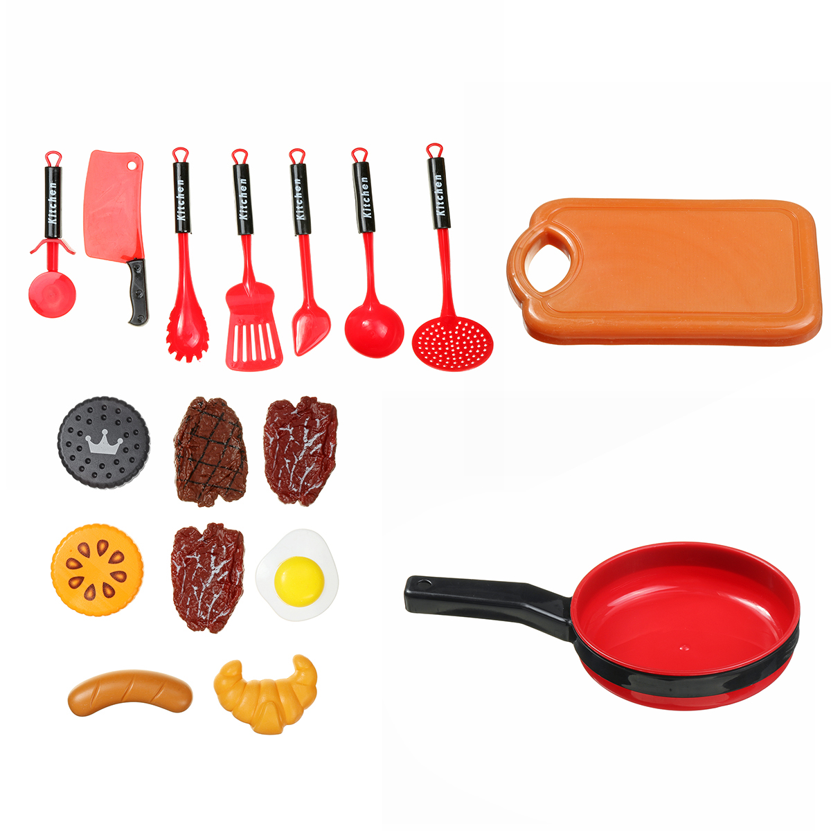 1636-Pcs-Kid-Play-House-Toy-ABS-Plastic-Kitchen-Cooking-Pots-Pans-Food-Dishes-Cookware-Toys-1627711-5
