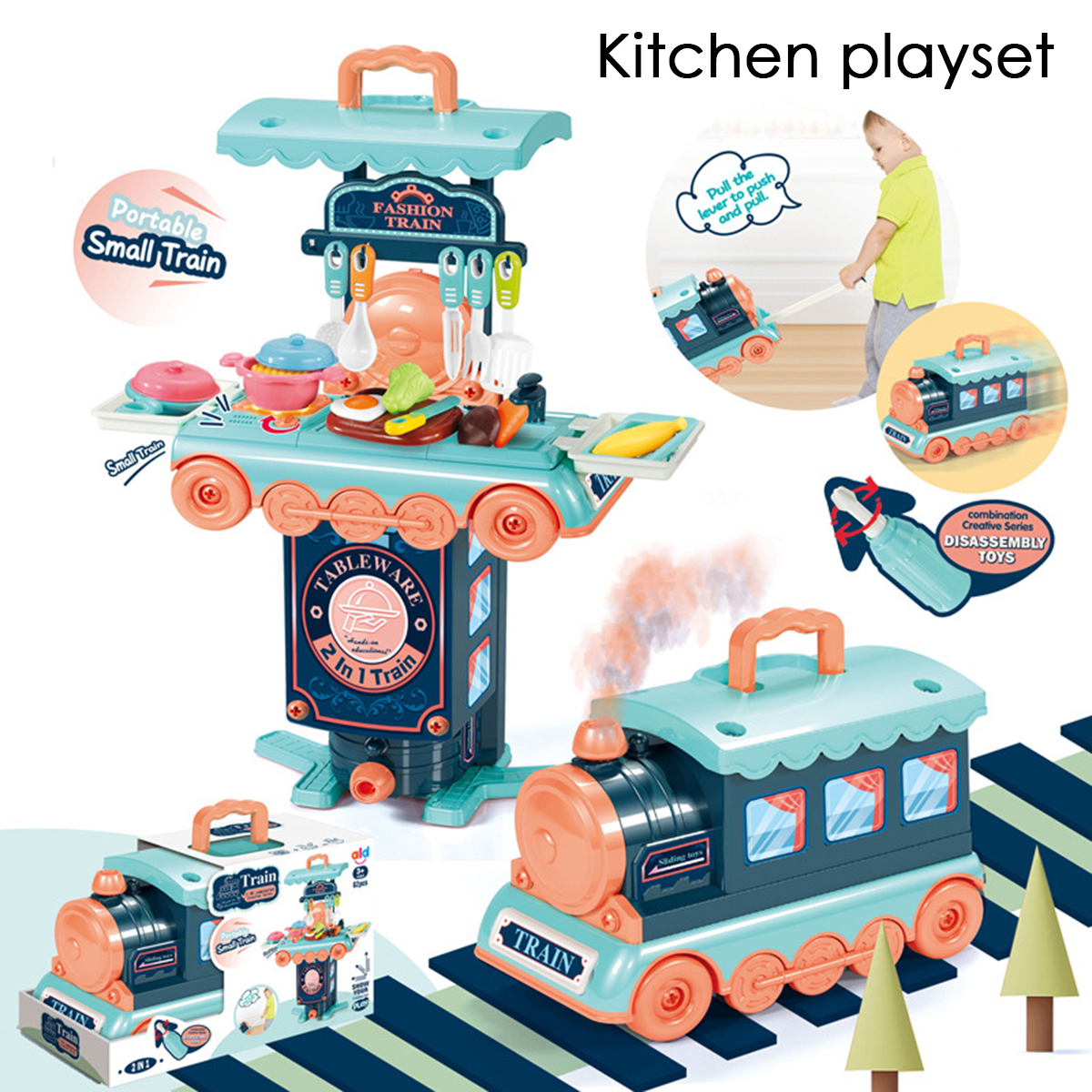 2-IN-1-Multi-style-Kitchen-Cooking-Play-and-Portable-Small-Train-Learning-Set-Toys-for-Kids-Gift-1673927-2