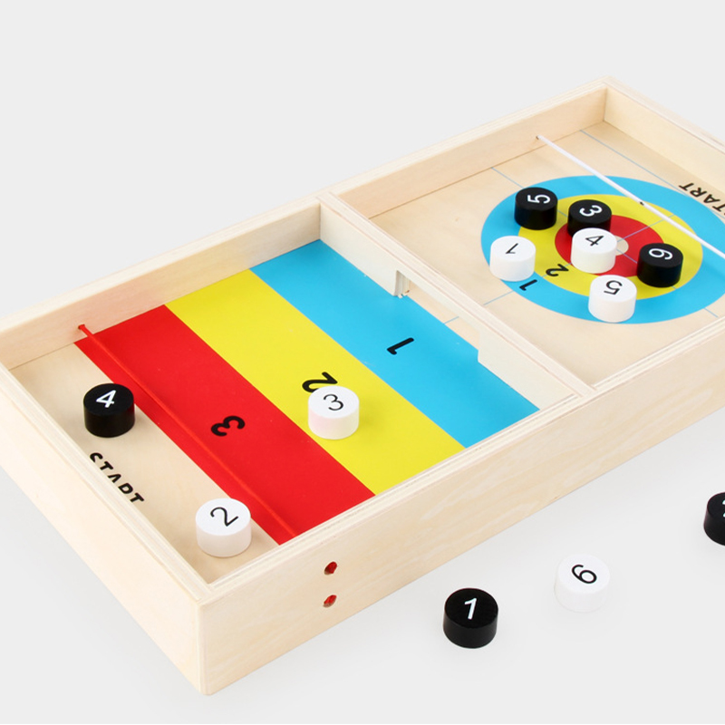 2-IN-1-Wooden-Shuffleboard-Tabletop-Board-Game-Two-Silde-Play-Toys-for-Kids-Gift-1668953-4