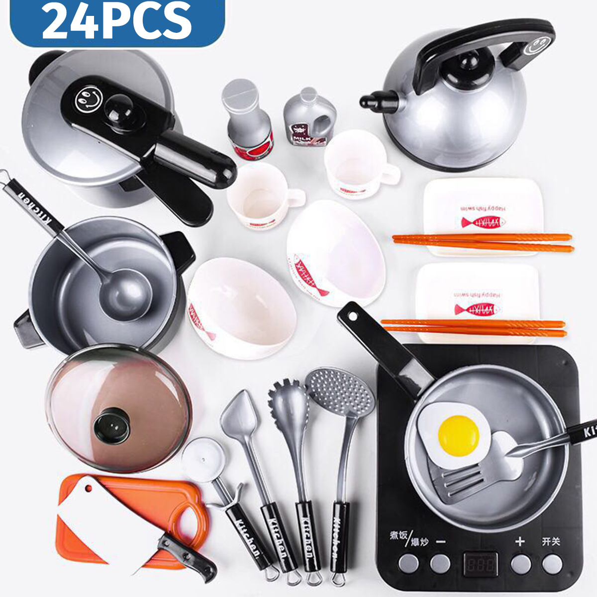 2436Pcs-Simulation-Kitchen-Cooking-Pretend-Play-Set-Educational-Toy-with-Sound-Light-Effect-for-Kids-1829731-1