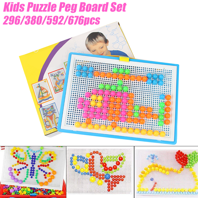 296592Pcs-Mix-Color-Mushroom-Nails-with-Alphanumeric-Nails-Puzzle-Peg-Board-Set-Early-Learning-Educa-1688416-2