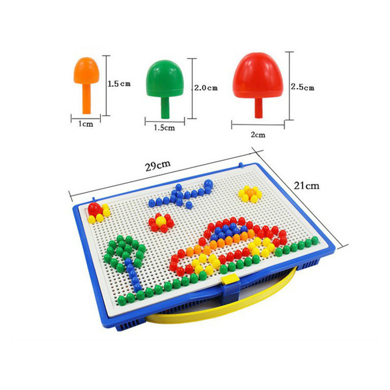 296592Pcs-Mix-Color-Mushroom-Nails-with-Alphanumeric-Nails-Puzzle-Peg-Board-Set-Early-Learning-Educa-1688416-11
