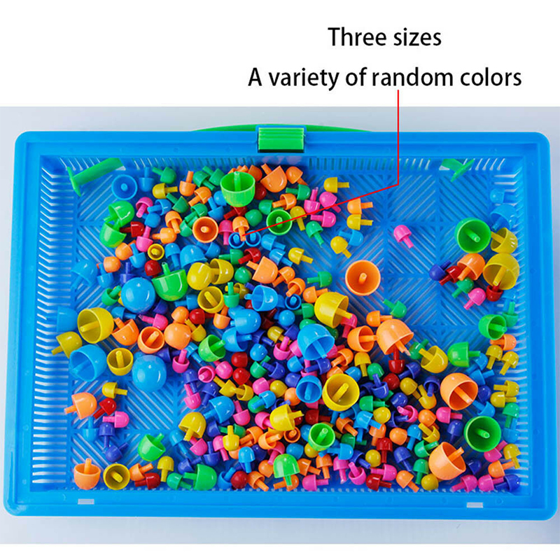 296592Pcs-Mix-Color-Mushroom-Nails-with-Alphanumeric-Nails-Puzzle-Peg-Board-Set-Early-Learning-Educa-1688416-5