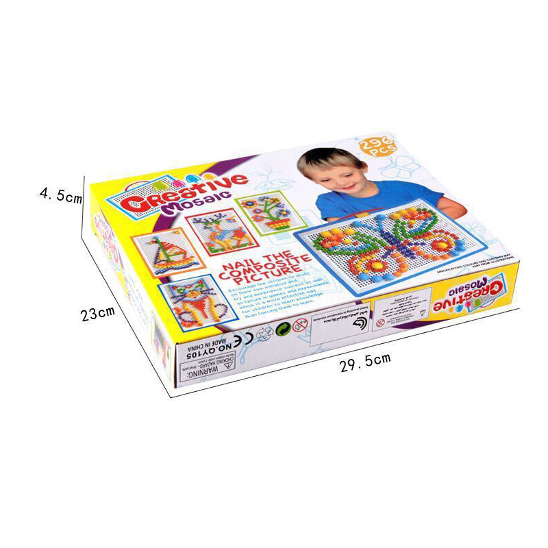 296592Pcs-Mix-Color-Mushroom-Nails-with-Alphanumeric-Nails-Puzzle-Peg-Board-Set-Early-Learning-Educa-1688416-10