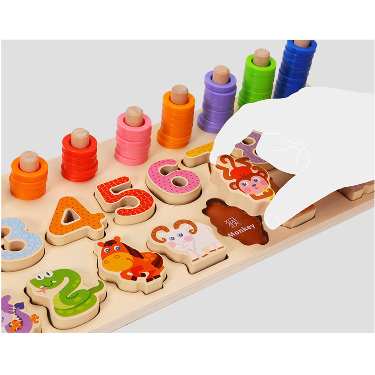 3-IN-1-Wooden-NumbersFruit-Jigsaw-Puzzle-Math-Learning-Educational-Set-Toys-1670888-9