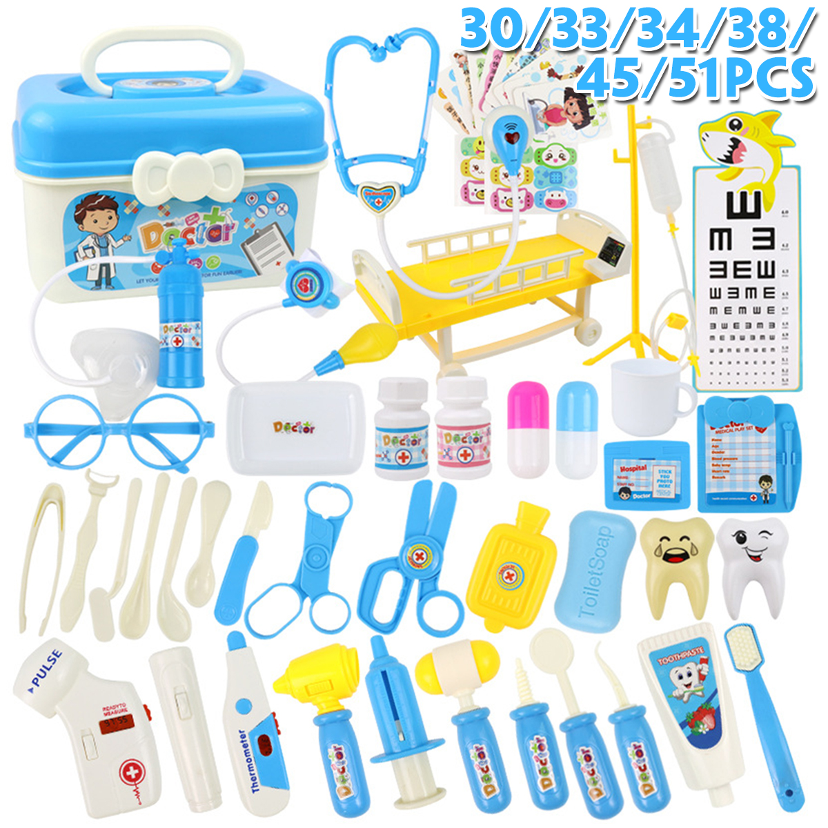 303334384551Pcs-Simulation-Medical-Role-Play-Pretend-Doctor-Game-Equipment-Set-Early-Educational-Toy-1828118-1