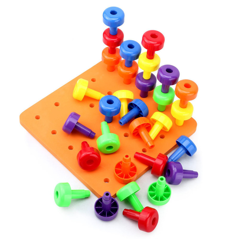 30PCS-Peg-Board-Set-Montessori-Occupational-Fine-Motor-Toy-for-Toddlers-Pegboard-1175905-5
