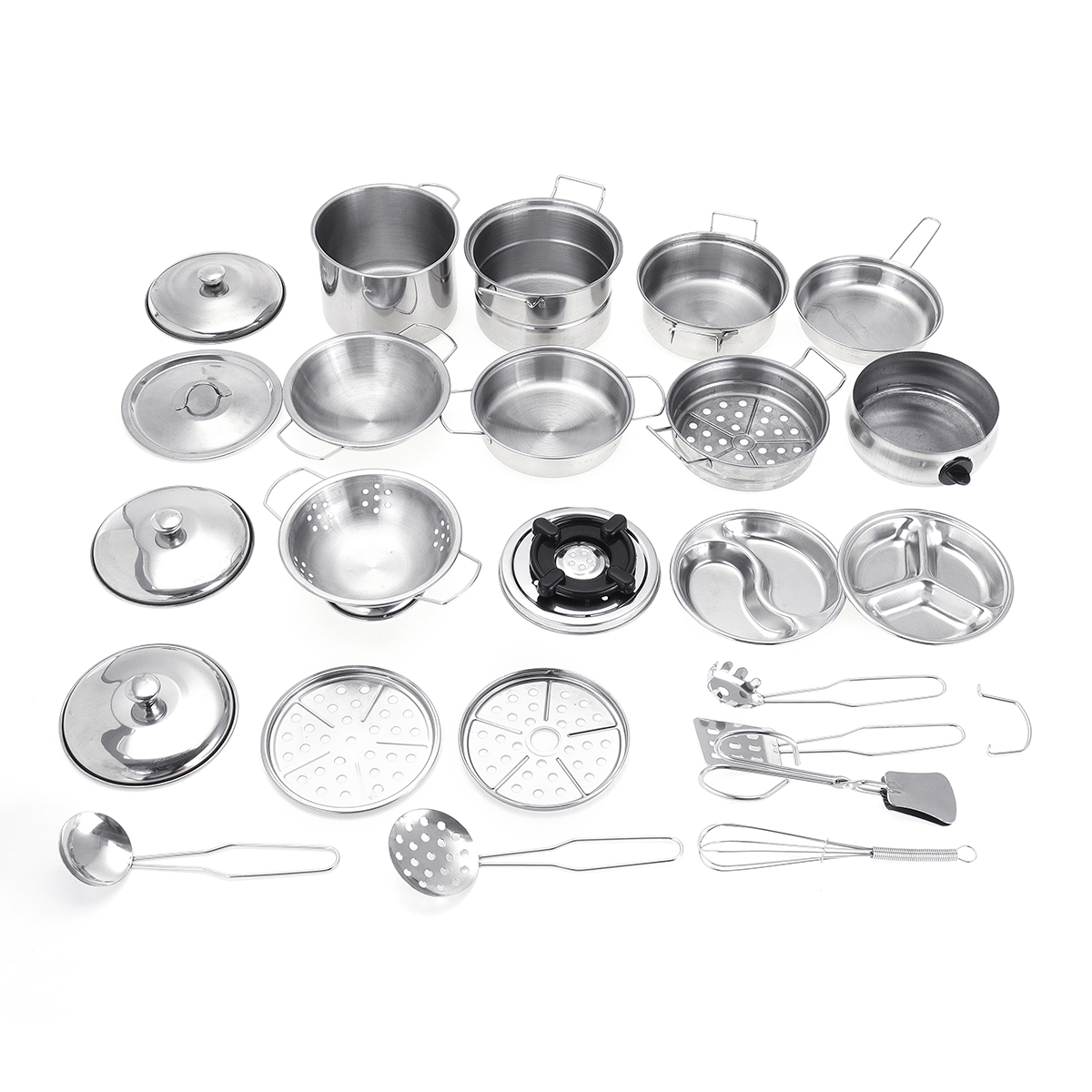 32PCS-Mini-Stainless-Steel-Kitchen-Cutlery-Play-House-Food-Toy-Boiler-Kettle-Cup-Bowl-Spoon-Cookware-1423237-6