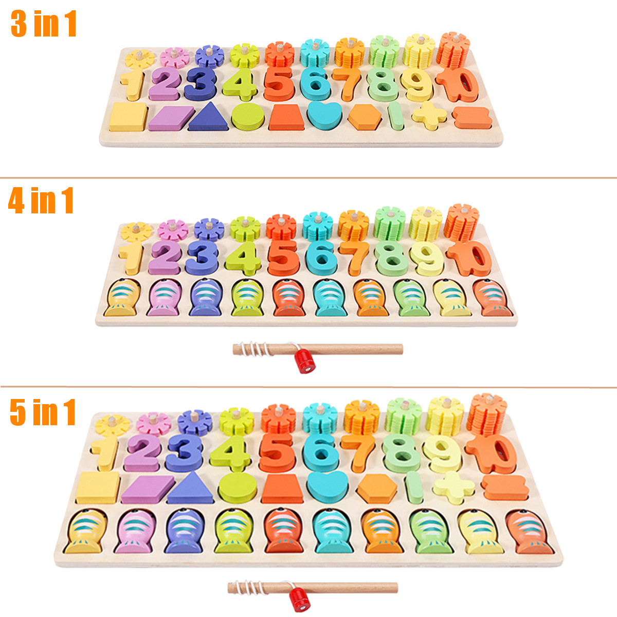 345-IN-1-Wooden-NumbersFruit-Jigsaw-Math-Puzzle-Kids-Learning-Educational-Set-Toys-1670908-2
