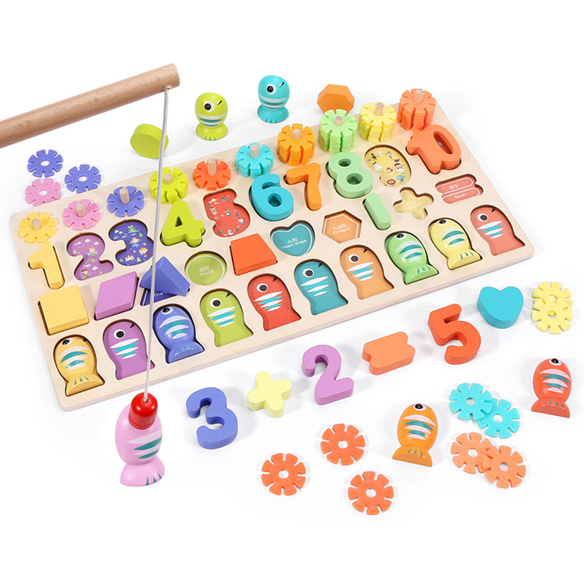 345-IN-1-Wooden-NumbersFruit-Jigsaw-Math-Puzzle-Kids-Learning-Educational-Set-Toys-1670908-3