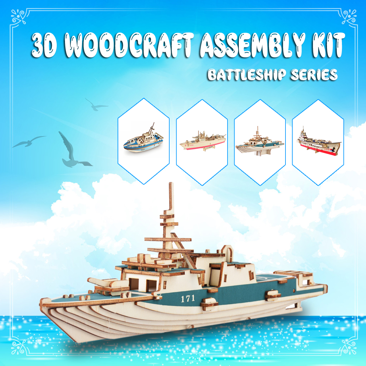 3D-Woodcraft-Assembly-Battleship-Series-Kit-Jigsaw-Puzzle-Toy-Decoration-Model-for-Kids-Gift-1632733-2