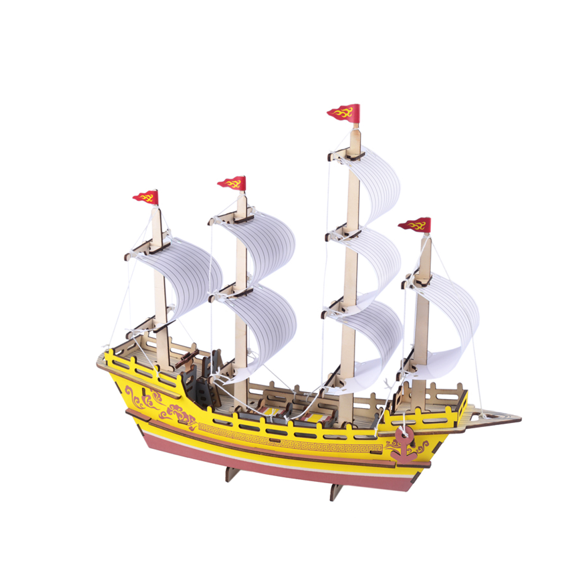 3D-Woodcraft-Assembly-Sailing-Series-Kit-Jigsaw-Puzzle-Decoration-Toy-Model-for-Kids-Gift-1635638-3