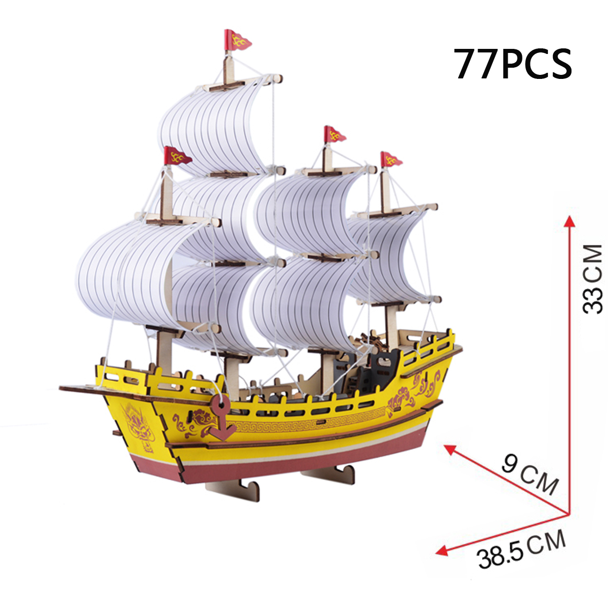 3D-Woodcraft-Assembly-Sailing-Series-Kit-Jigsaw-Puzzle-Decoration-Toy-Model-for-Kids-Gift-1635638-5