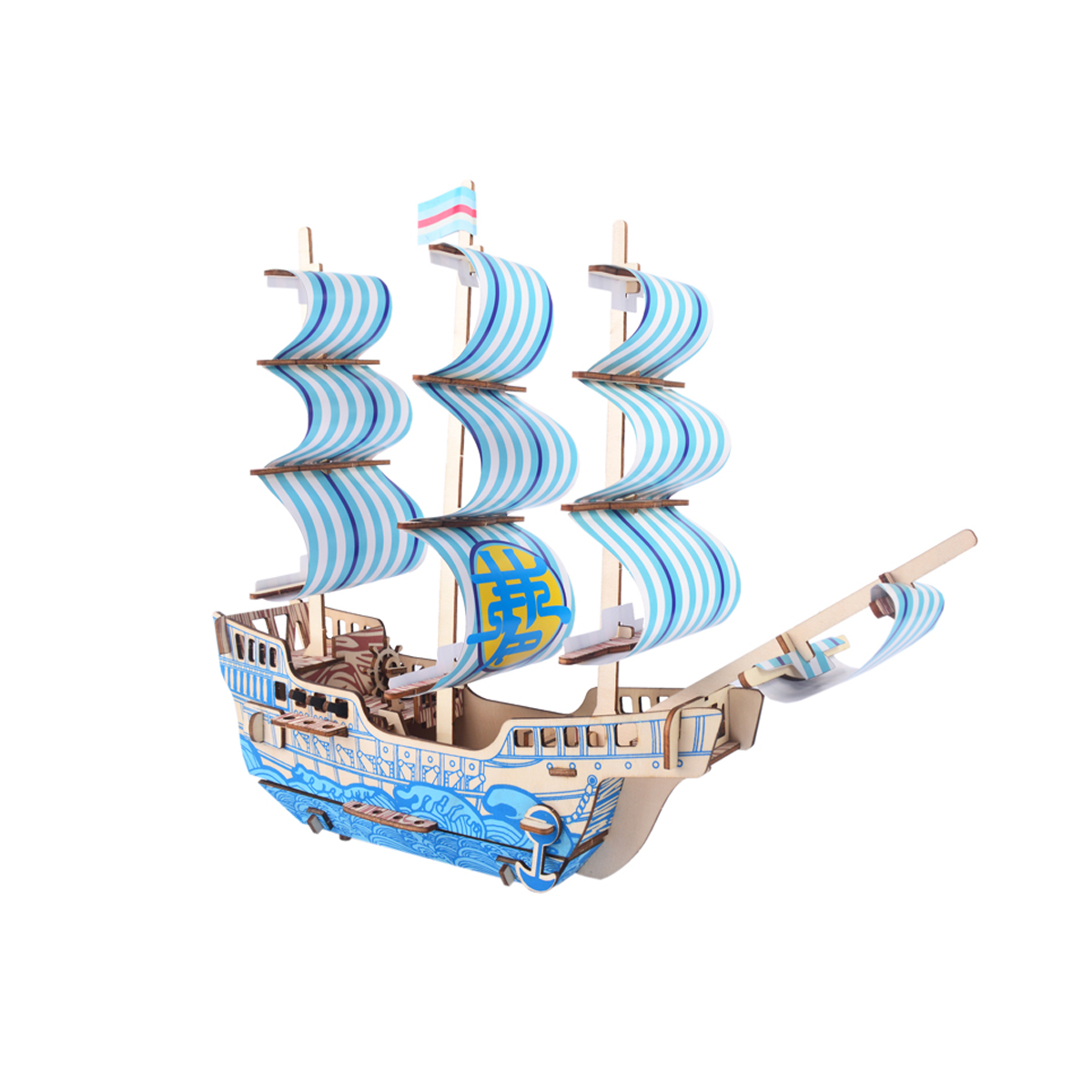 3D-Woodcraft-Assembly-Sailing-Series-Kit-Jigsaw-Puzzle-Decoration-Toy-Model-for-Kids-Gift-1635638-6