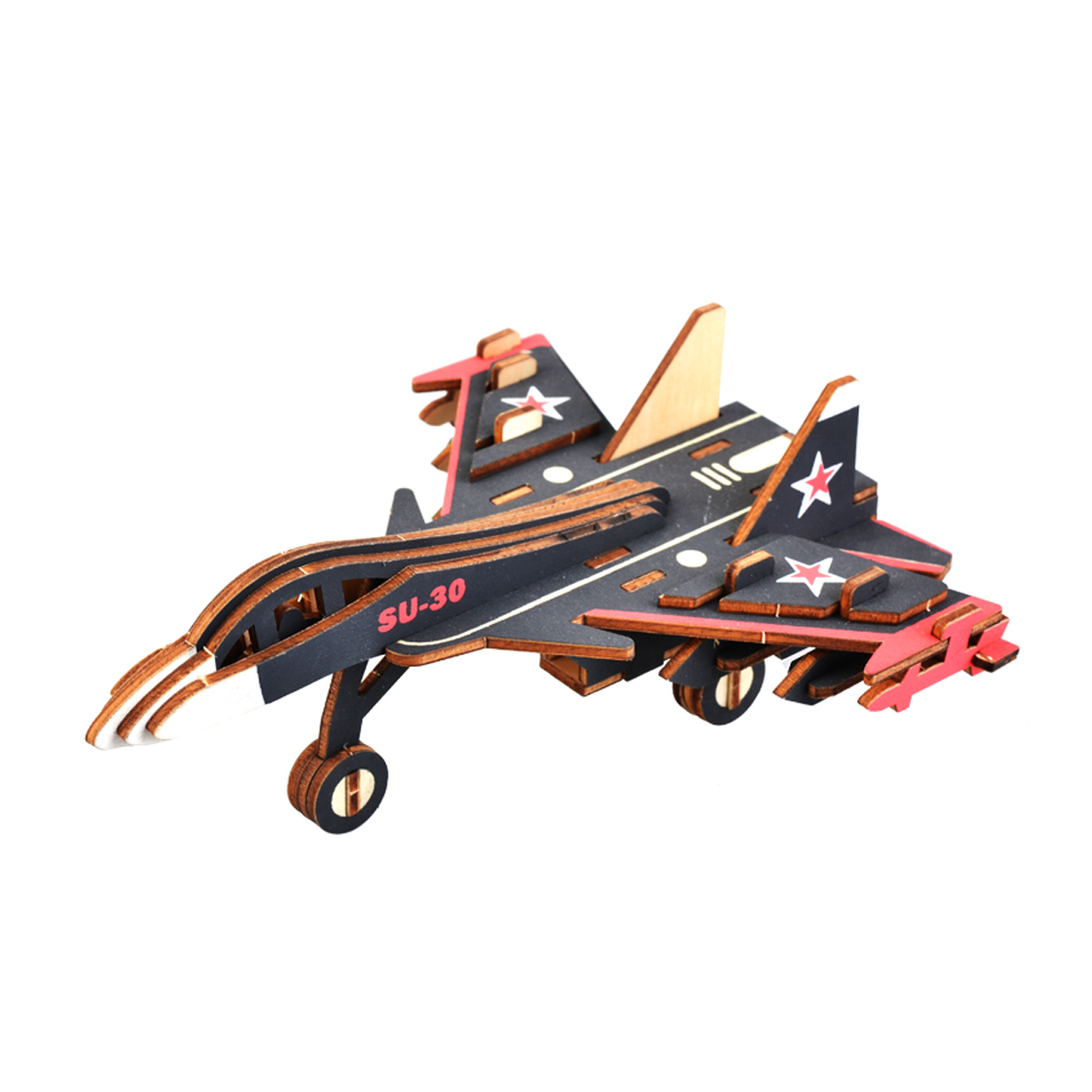 3D-Woodcraft-Assembly-Western-Fighter-Series-Kit-Jigsaw-Puzzle-Decoration-Toy-Model-for-Kids-Gift-1632732-5
