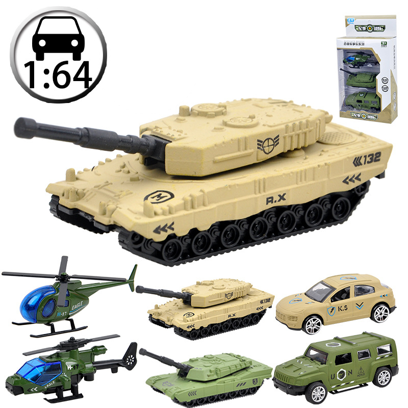 3PCS-Model-Toys-Plane-Car-Racing-Military-Alloy-Vehicle-Engineering-Model-Building-Gift-Decor-1431227-2
