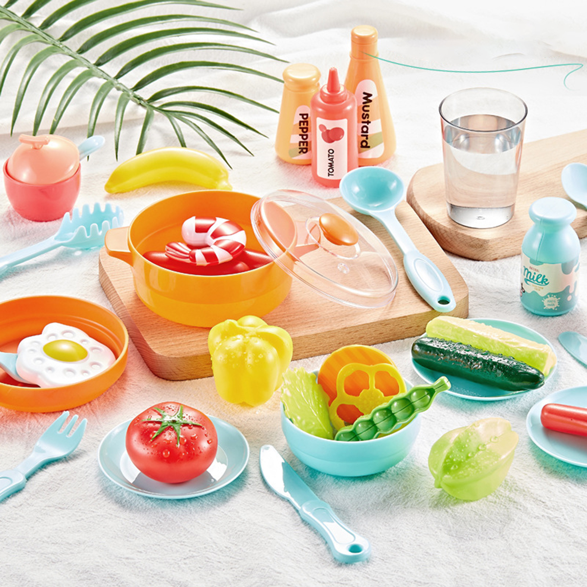 42PCS-Kitchen-Playset-Pretend-Play-Toys-Cooking-Set-With-Light-Sound-Effect-1636232-1