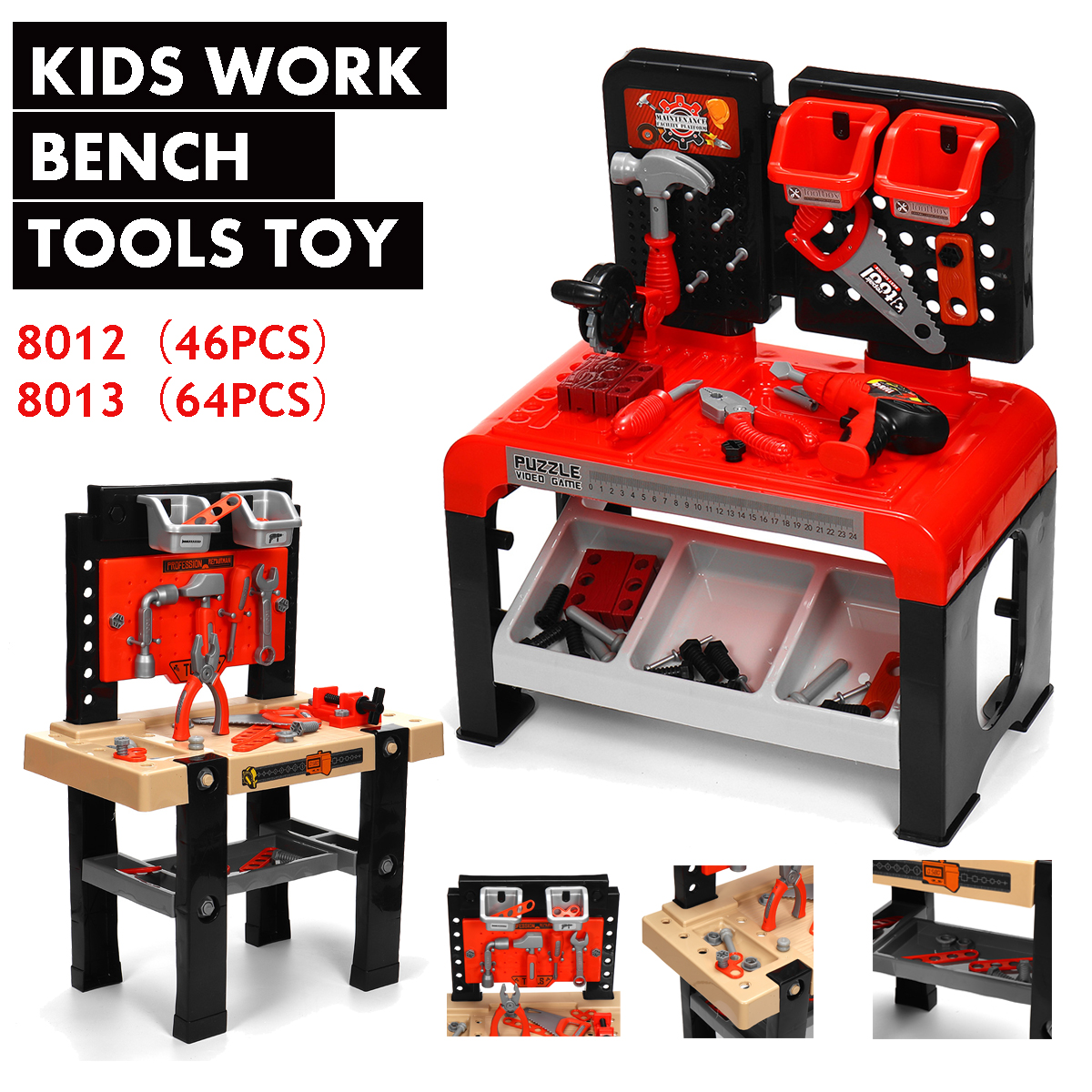4664-Pcs-2-Tiers-Simulation-Work-Bench-Repair-Tools-Early-Educational-Puzzle-Toy-with-2-Upper-Storag-1805315-2