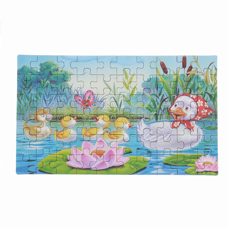 60pcs-DIY-Puzzle-Duck-Fairy-Tale-Cartoon-3D-Jigsaw-With-Tin-Box-Kids-Children-Educational-Gift-Colle-1260149-2