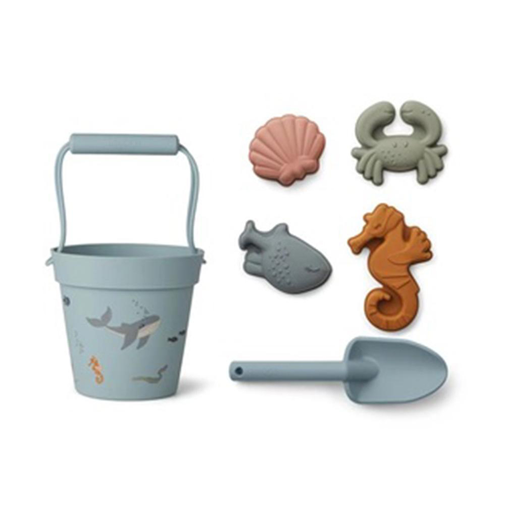 6PCS-Beach-Sand-Glass-Beach-Bucket-Shovel-Sand-Dredging-Tool-Educational-Puzzle-Playing-Toy-Set-for--1887354-12
