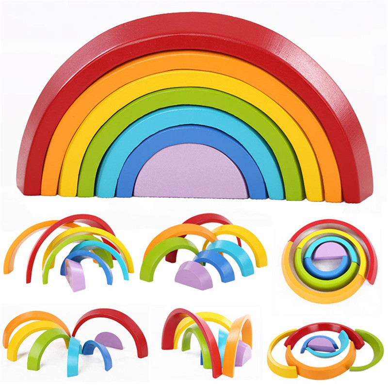 7-Colors-Wooden-Stacking-Rainbow-Shape-Children-Kids-Educational-Play-Toy-Set-1097779-1